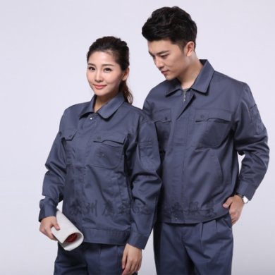 春秋工作服滌棉，春秋工作服