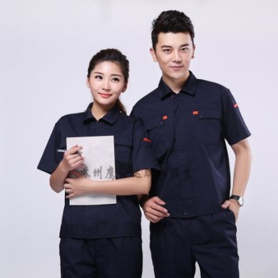 短袖工作服套裝，短袖工作服