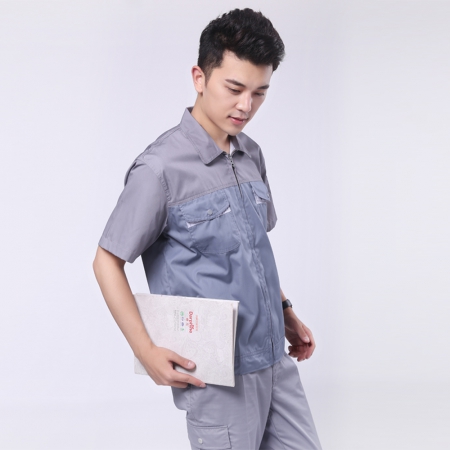 2016夏季工作服，短袖工作服款式